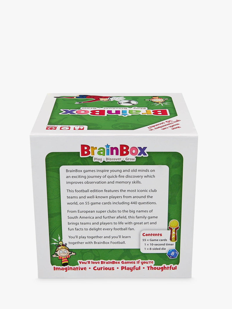 BrainBox football card memory game, UK version