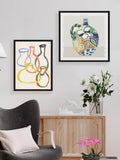 Aimee Wilson multi-color Picasso vase framed print 42x42cm, UK version
