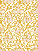 John Lewis Scion Elsa Wallpaper Arts & Crafts Pattern Yellow 10m x 52cm- Buy online at McGrocer
