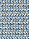 Scion indigo blue ocean wave wallpaper (British brand)