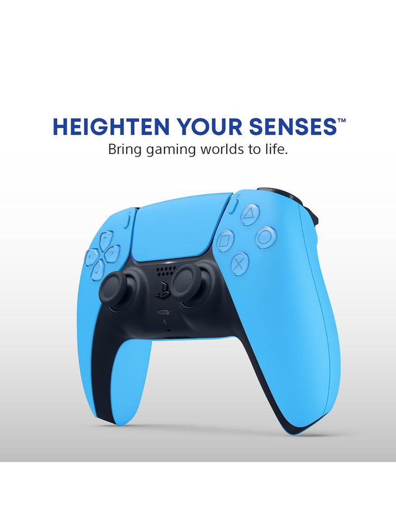 Sony DualSense wireless controller Starlight Blue, imported from the UK