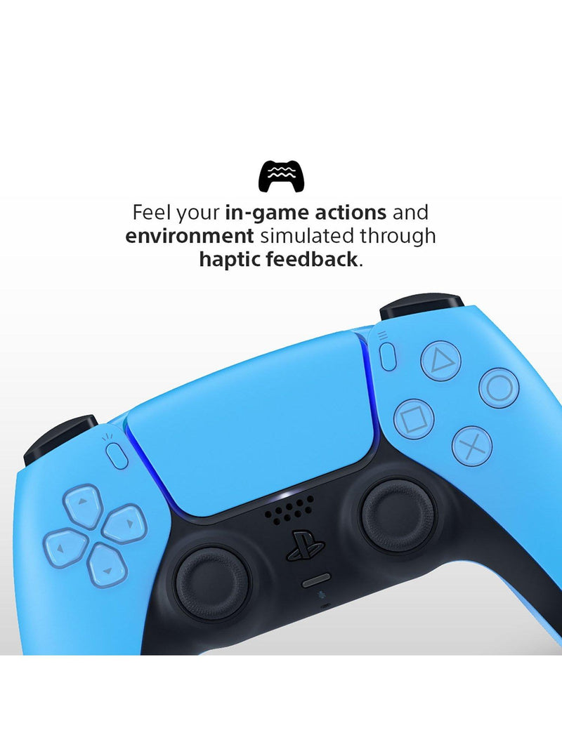 Sony DualSense wireless controller Starlight Blue, imported from the UK