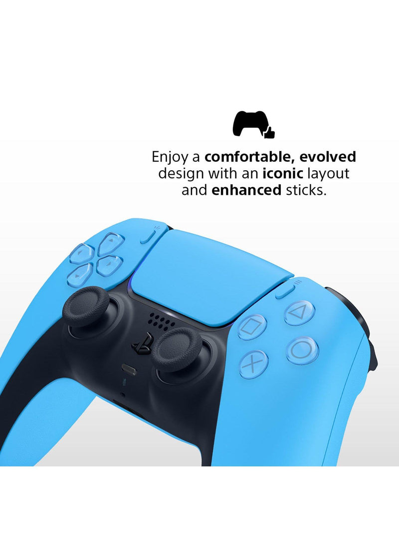 Sony DualSense wireless controller Starlight Blue, imported from the UK