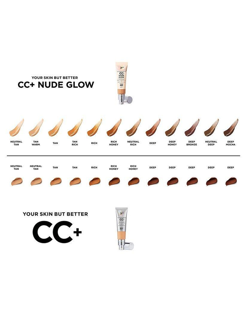 IT Cosmetics CC+ Nude Glow CC Cream 32ml, UK version
