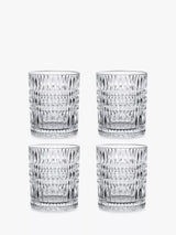 John Lewis Nachtmann Ethno Crystal Glass Tumbler, 294ml, Set of 4- Buy online at McGrocer