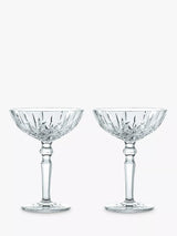 John Lewis Nachtmann Noblesse Crystal Cocktail Glass, Set of 2, 180ml, Clear- Buy online at McGrocer