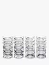 John Lewis Nachtmann Ethno Longdrink Crystal Glass Highball, Set of 4, 434ml- Buy online at McGrocer