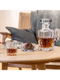 Nachtmann Noblesse whisky decanter and tumbler set 3 piece, imported from the UK
