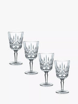 John Lewis Nachtmann Noblesse Crystal Wine Glasses, Set of 4, 355ml, Clear- Buy online at McGrocer