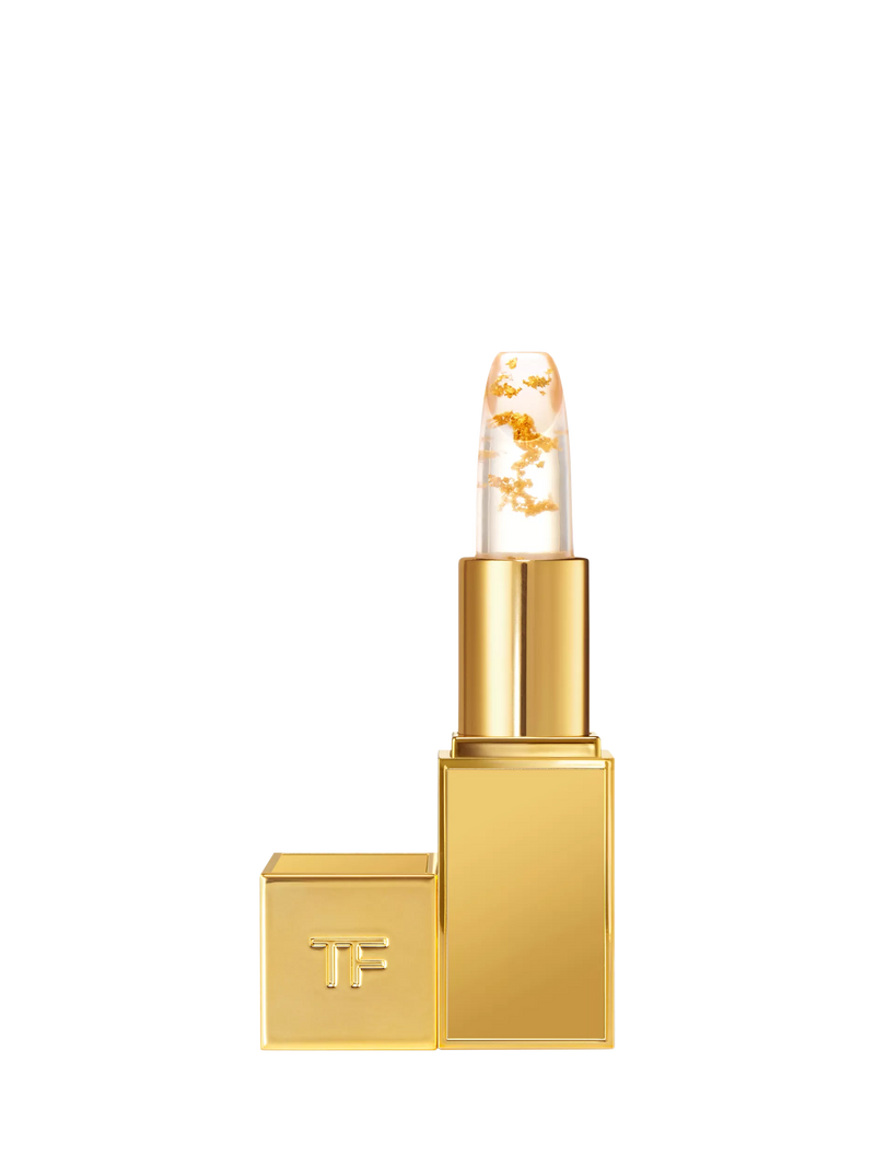 TOM FORD shade-shifting lip balm with gold-toned flecks (British brand)