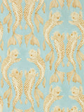 Sanderson art deco Koi Carp design wallpaper (British brand)