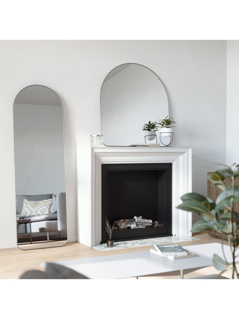 Umbra titanium arch leaner mirror 158x51cm (British brand)