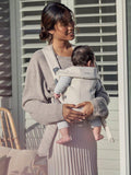 BabyBjörn baby mini carrier in light beige for newborns to 1 year - British product