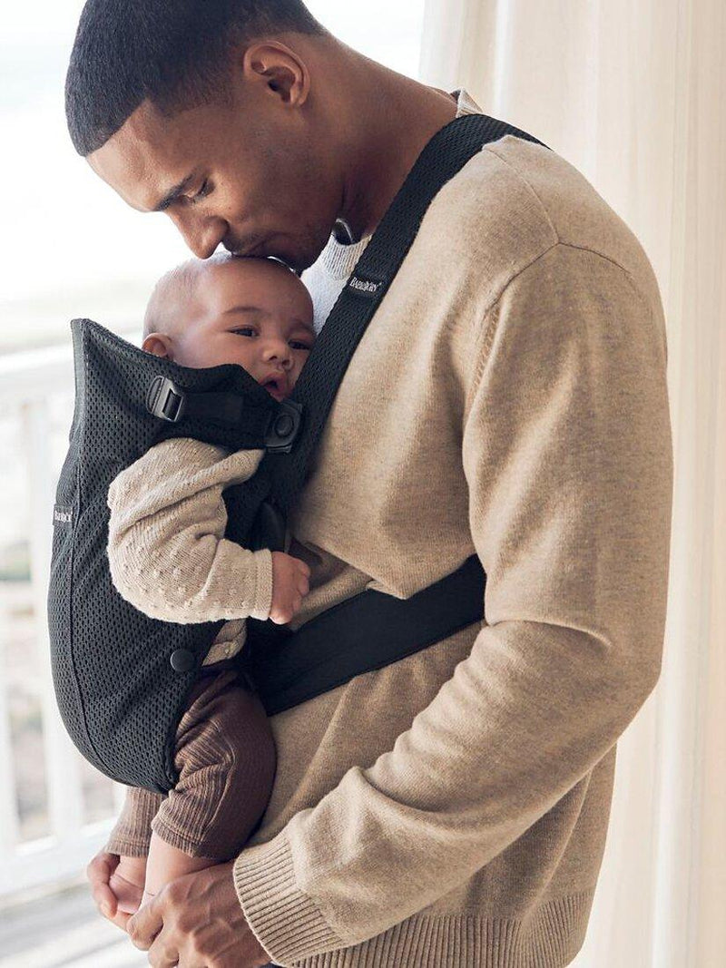 BabyBjörn mesh baby mini carrier Black - British product
