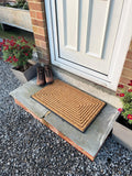John Lewis diamond scraper door mat with coir pile, UK version
