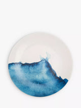 John Lewis Rick Stein Coves of Cornwall Bone China Round Platter, 36cm, Blue/White- Buy online at McGrocer