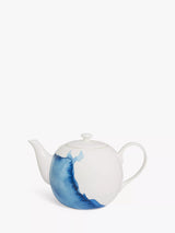 John Lewis Rick Stein Coves of Cornwall Bone China Teapot Blue/White 1.35L- Buy online at McGrocer