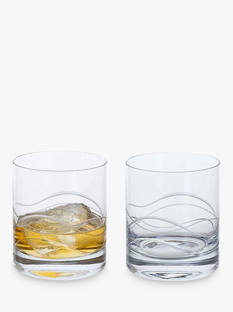 Dartington Crystal Twilight Tumbler Clear Set of 2 310ml - British product