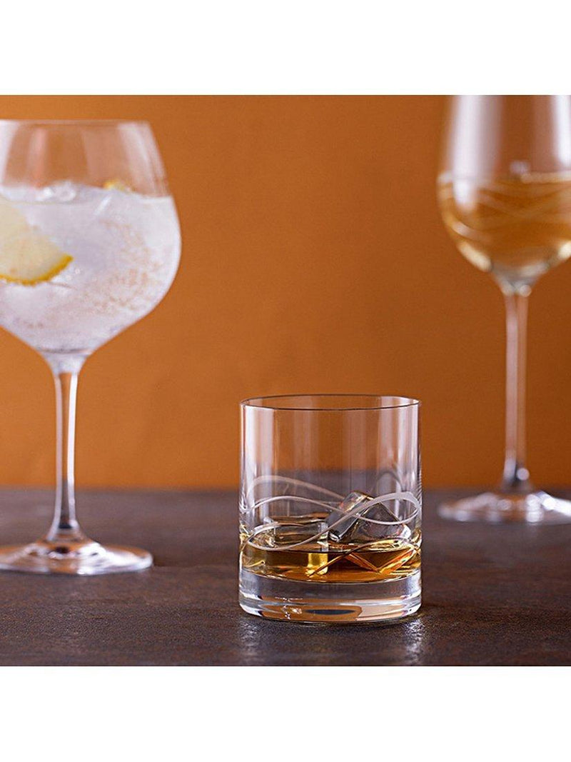 Dartington Crystal Twilight Tumbler Clear Set of 2 310ml - British product