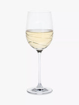 John Lewis Dartington Crystal Twilight Wine Glass Set of 2 450ml Clear- Buy online at McGrocer