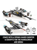 Lego Star Wars Mandalorian's N-1 Starfighter building set 412 pieces, UK version