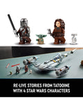 Lego Star Wars Mandalorian's N-1 Starfighter building set 412 pieces, UK version