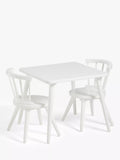 John Lewis white spindle kids table and chairs set - British product