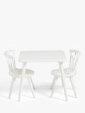 John Lewis white spindle kids table and chairs set - British product