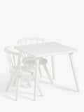 John Lewis white spindle kids table and chairs set - British product