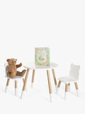 John Lewis bear table and chairs White/Natural, imported from the UK