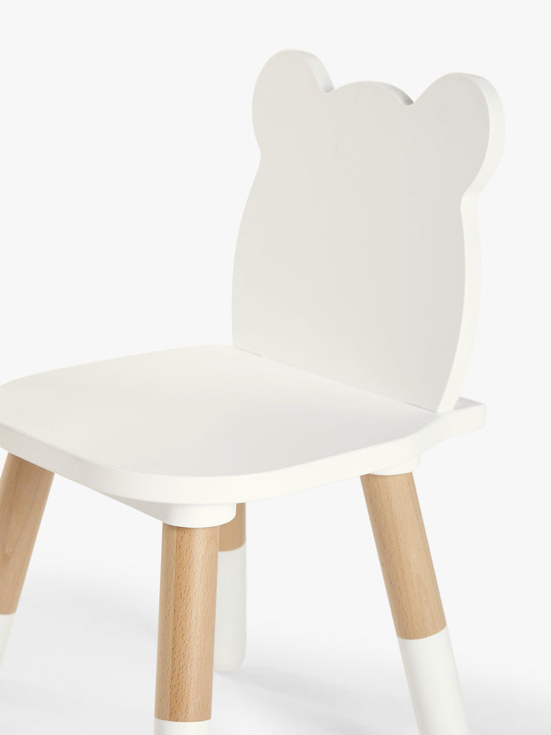 John Lewis bear table and chairs White/Natural, imported from the UK