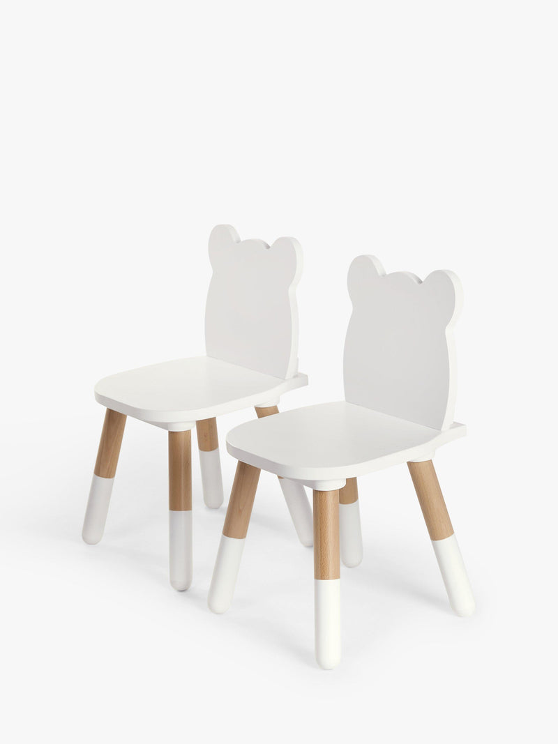 John Lewis bear table and chairs White/Natural, imported from the UK