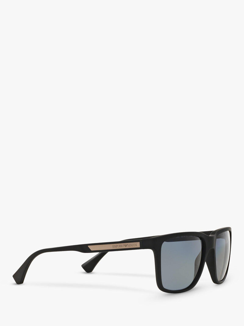 Emporio Armani square polarised sunglasses 56mm, UK version