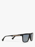 Emporio Armani square polarised sunglasses 56mm, UK version