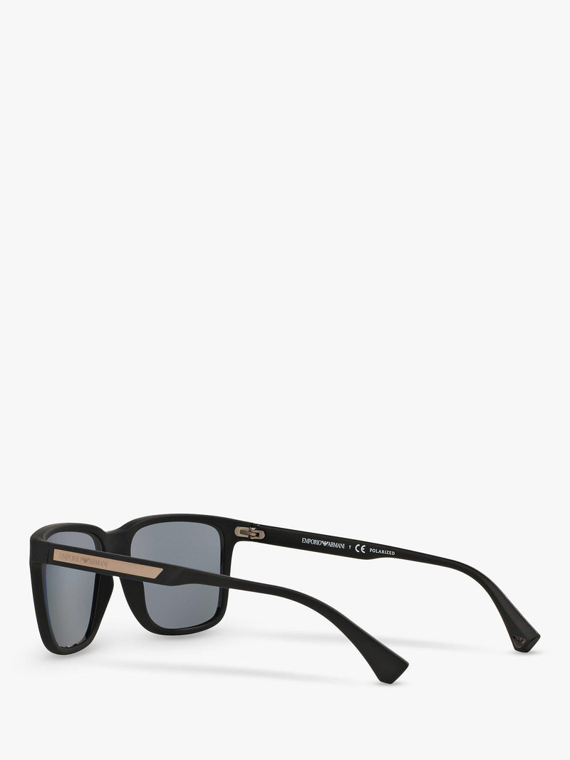 Emporio Armani square polarised sunglasses 56mm, UK version