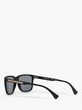 Emporio Armani square polarised sunglasses 56mm, UK version