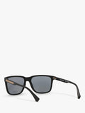 Emporio Armani square polarised sunglasses 56mm, UK version