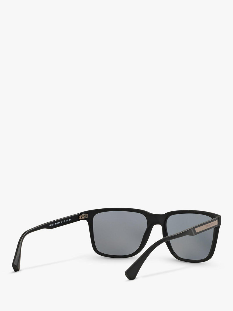 Emporio Armani square polarised sunglasses 56mm, UK version