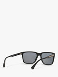 Emporio Armani square polarised sunglasses 56mm, UK version
