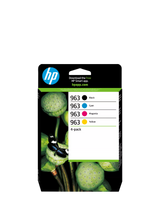 John Lewis HP 963 Ink Cartridge Multipack Black Cyan Magenta Yellow Pack of 4- Buy online at McGrocer