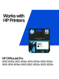 HP 963 black ink cartridge 1000 page yield, imported from the UK