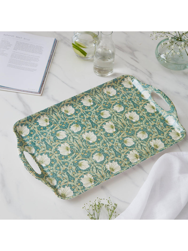 Morris & Co. green handled tray, imported from the UK