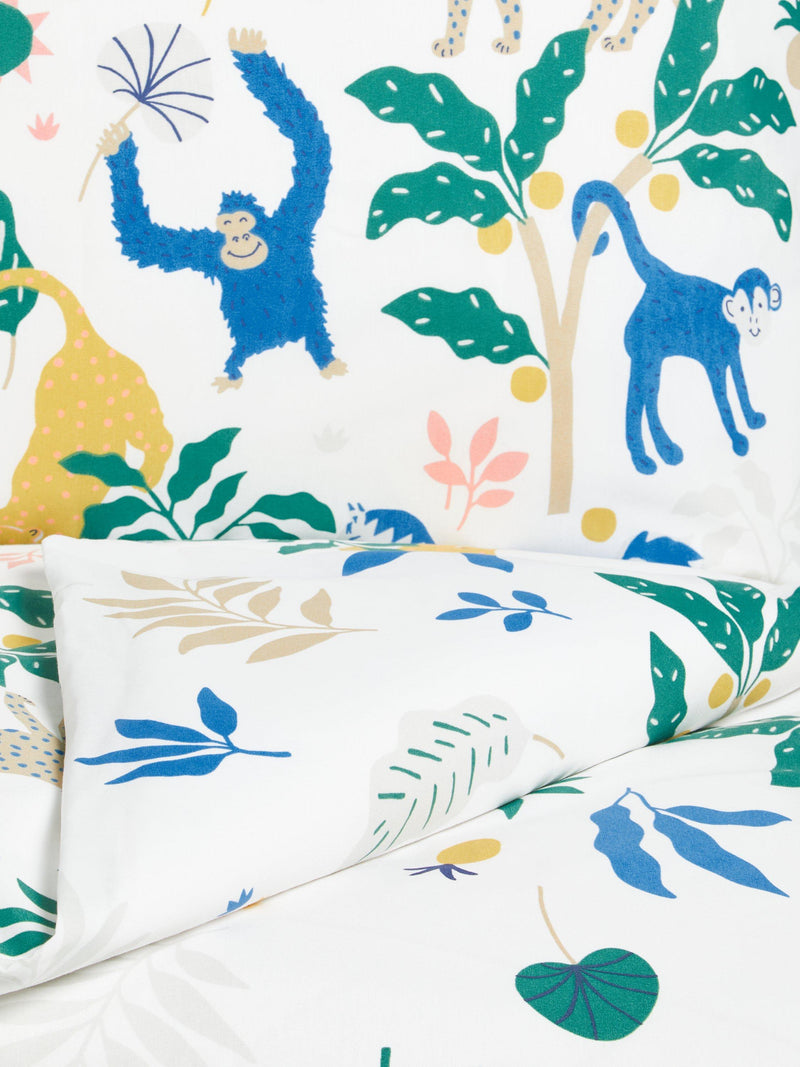 John Lewis Easy Care Jungle Boogie duvet cover set, imported from the UK