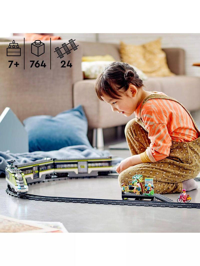 LEGO City Express Passenger Train building set 764 pieces, UK version