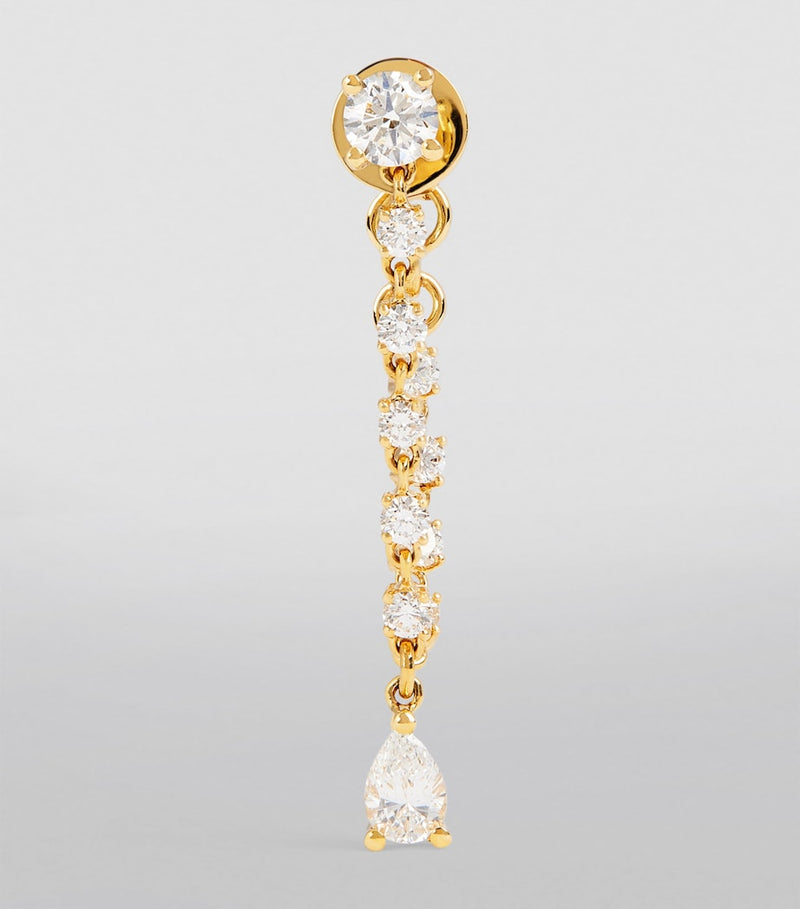 Anita Ko Olivia single earring yellow gold diamonds - British product