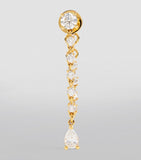 Anita Ko Olivia single earring yellow gold diamonds - British product
