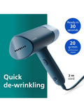 Philips 3000 Series blue clothes steamer STH3000/26 (British brand)