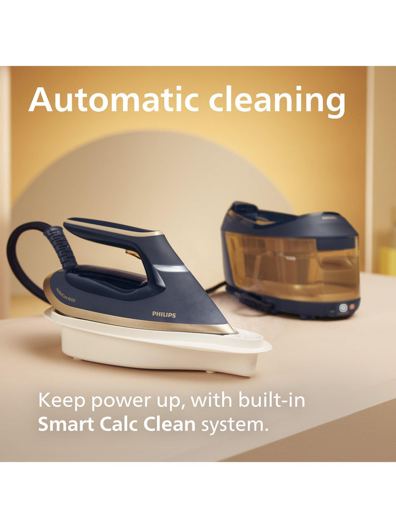 Philips PerfectCare 6000 steam generator iron black gold, UK version