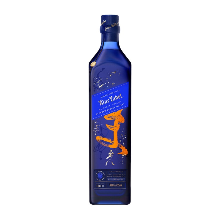 Johnnie Walker Blue Label Elusive Umami Blended Scotch Whisky 70cl, UK version