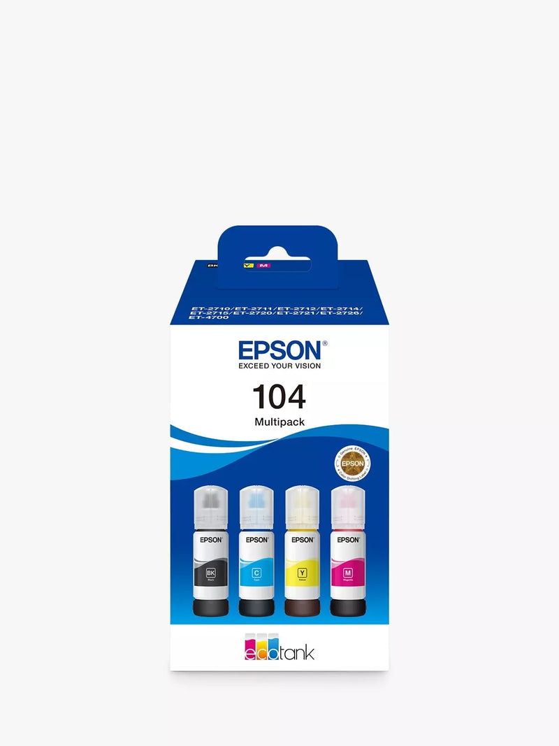 Epson EcoTank 104 ink 4-pack - British product